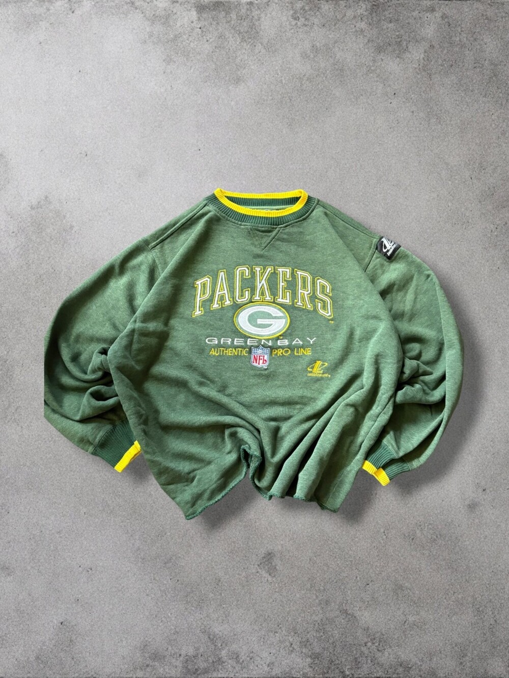 Vintage 90s Green Bay Packers NFL Pro Line Crewneck Embroidered Mens 2XL